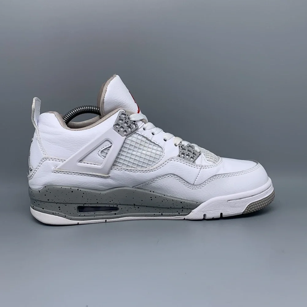 Jordan 4 Retro 2021 White Oreo Basketball‎ Shoes DJ4699-100 Men’s Sz 8